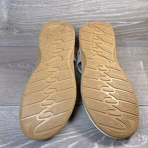 Eddie Bauer Rosecliff Women’s Sz 8 Taupe Gray Slingback Hook & Loop Sport Sandal - Picture 7 of 10